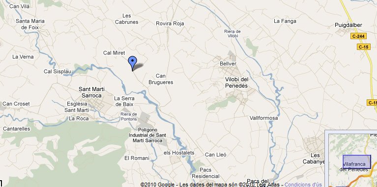 mapa de Cal Salvet