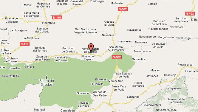 mapa de Mirasierra I Y II