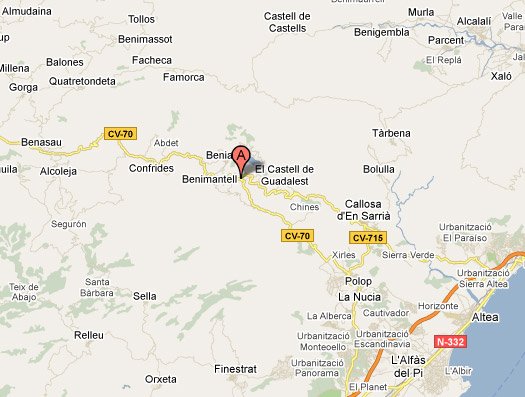 mapa de Casa La Muntanya