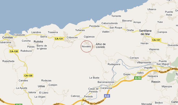 mapa de La Matilda