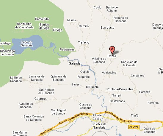 mapa de El Carzal
