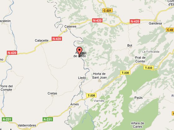 mapa de Hostal Casa Laure Y M� Jose