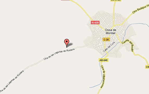 mapa de El Descanso Del Andante