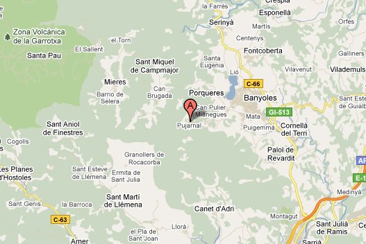 mapa de El Solei De Pujarnol