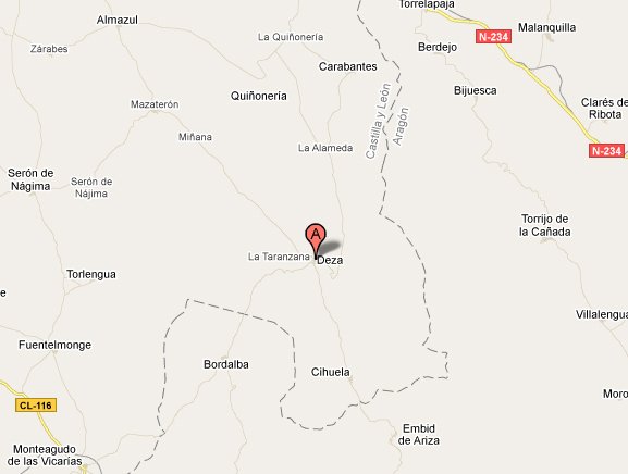 mapa de Casa Chaparrete
