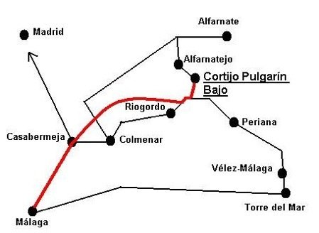 mapa de Cortijo Pulgarin Bajo