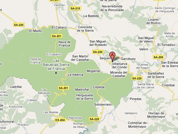 mapa de Casa Cumbre Y Pórtico