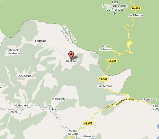 mapa de La Portilla De Cabezo
