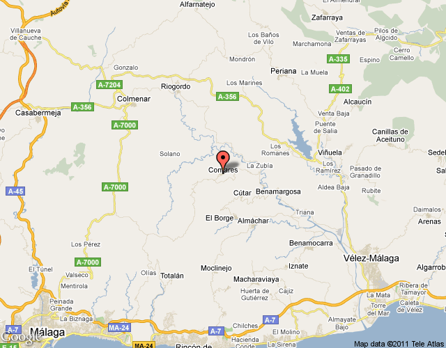 mapa de Cortijo Rural María