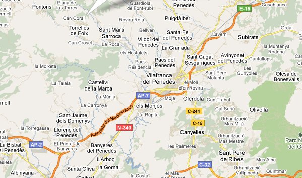 mapa de Mas Aixola