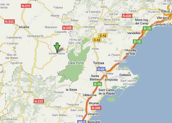 mapa de Casa Vicent