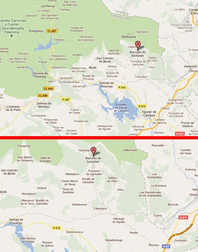 mapa de La Casita De Barruelo