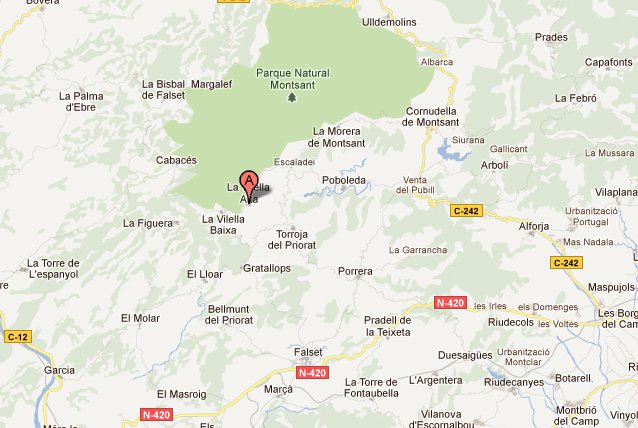 mapa de Abadia