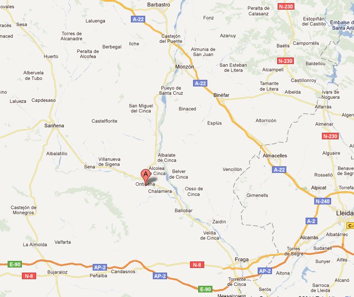 mapa de Tres Regiones