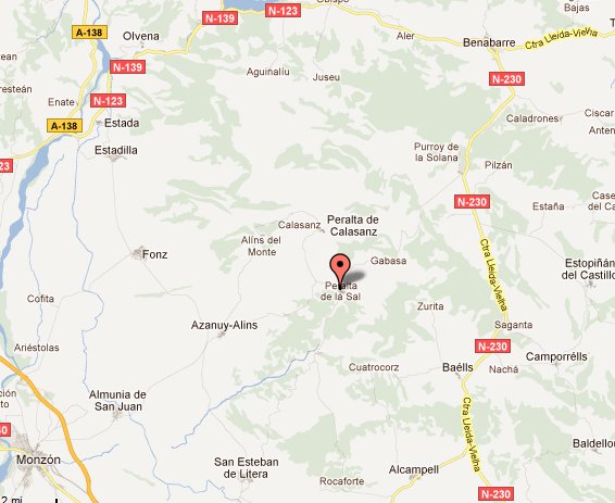 mapa de Casa Frari