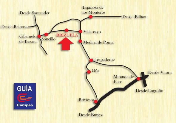 mapa de Casa Rural Fuentetrigo