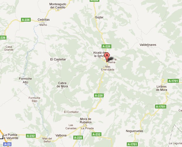 mapa de Casa Teruel