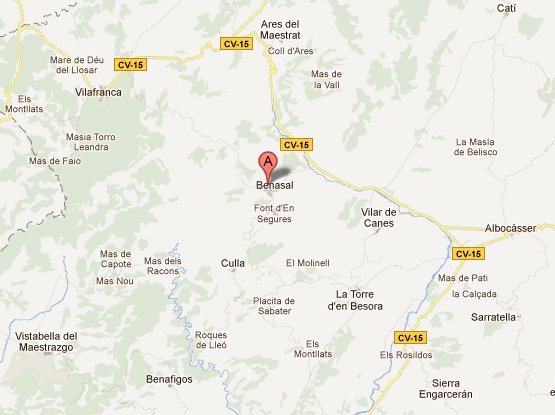 mapa de Masia Corralet