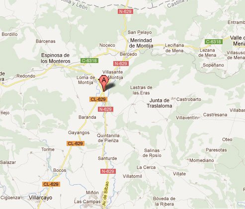mapa de El Balcón De Montija