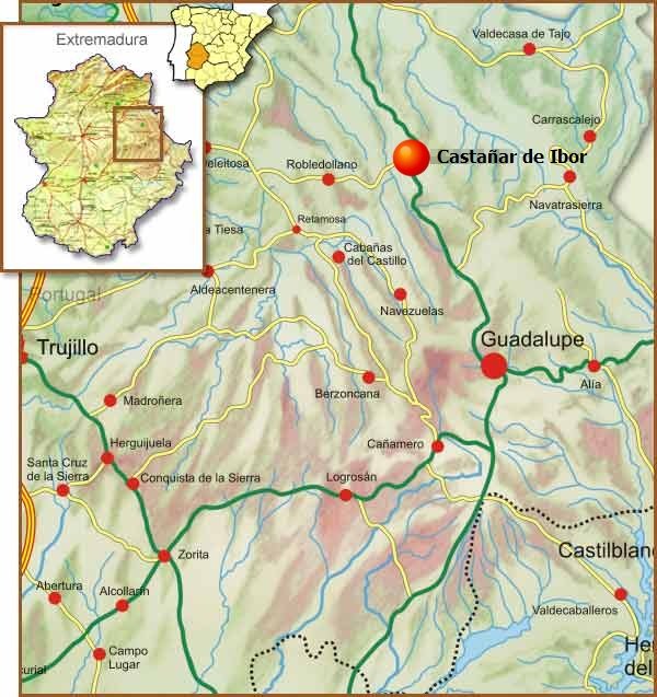 mapa de Casa Rural Amanecer