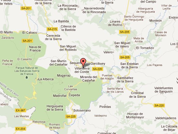 mapa de Aguamanil