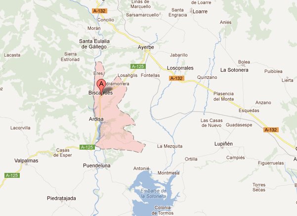 mapa de Casa Tura