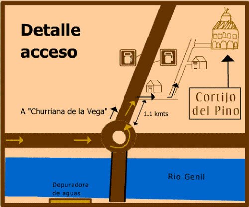 mapa de Casa De Los Atrojes (Cortijo Del Pino)