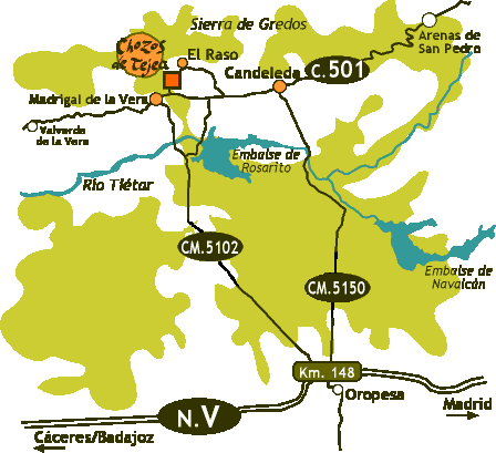 mapa de Las Atalayas