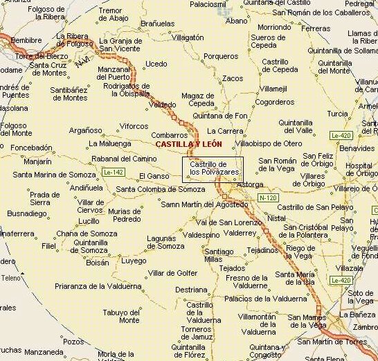 mapa de Casa Coscolo