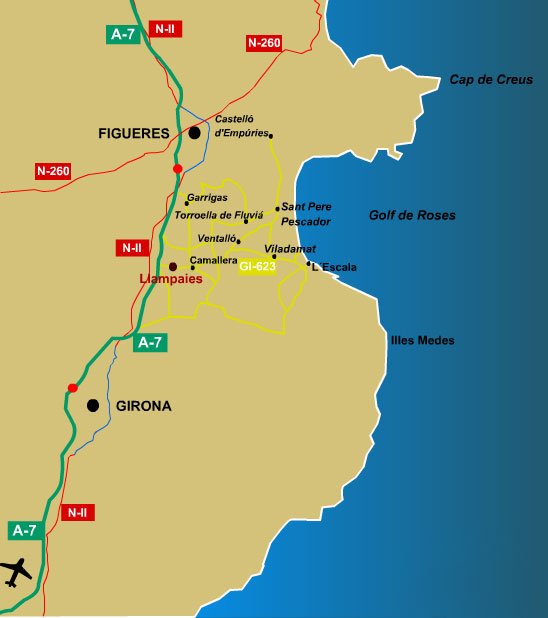 mapa de Can Gat Vell