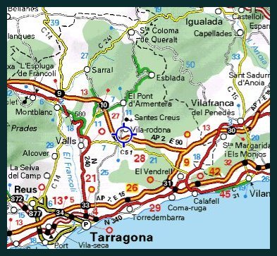 mapa de Casa Pont