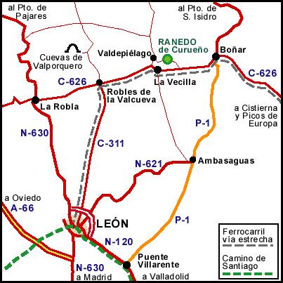 mapa de El Canto Del Gallo