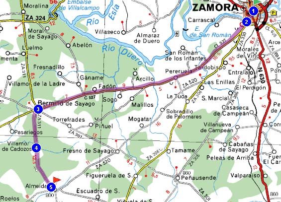 mapa de La Casa Del Gallo