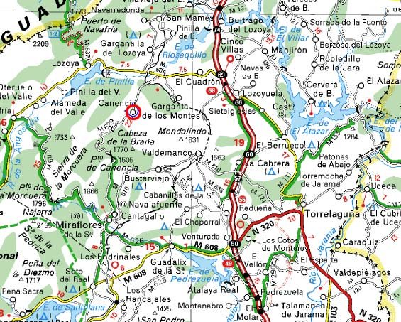 mapa de La Plazuela