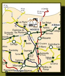 mapa de Centro De Turismo Rural Siglo XIX