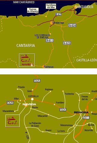 mapa de Hotel Casona De Naveda