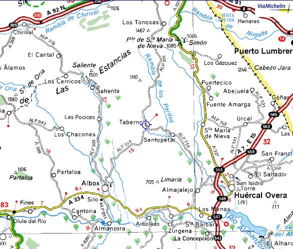 mapa de Cortijo Leontino