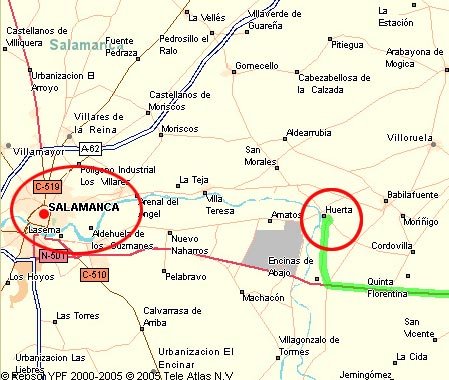 mapa de Ctr El Bardal De Huerta