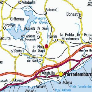 mapa de Can Mestret