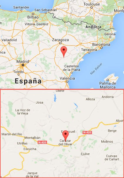 mapa de DINAMIKA, Turismo y Aventura