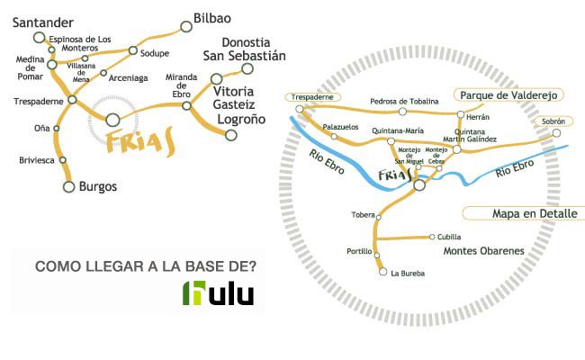 mapa de Hulu Ocio Aventura Y Naturaleza