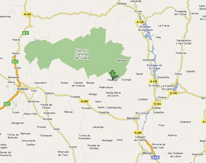 mapa de Gu�as Boira