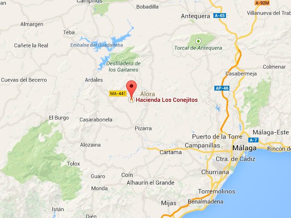 mapa de Restaurante Venta Los Conejitos