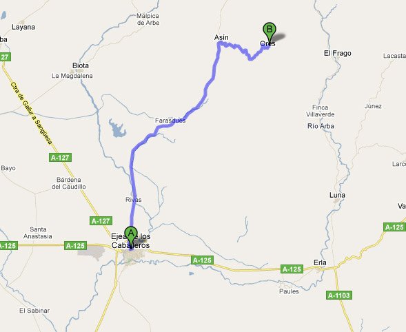 mapa de Restaurante Rural El Fragal