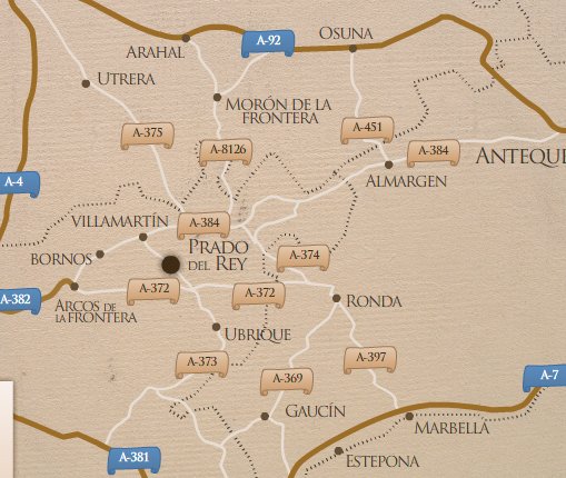 mapa de Caicos