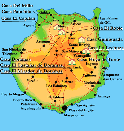 Doramas - Casa Rural > Moya > Gran Canaria > Las Palmas de Gran Canaria