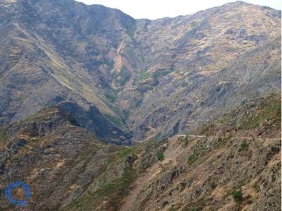Paisaje lunar, ruta de la presa Majá-Robledo