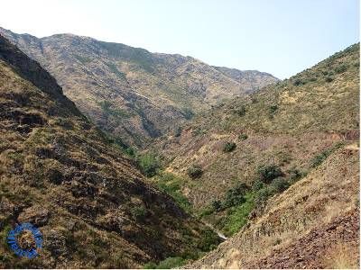 Paisaje lunar, ruta de la presa Majá-Robledo