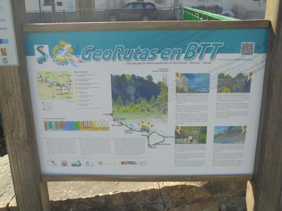 Rutas geológicas en BTT en Sobrarbe