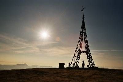Cruz del Gorbea a través de Itxina